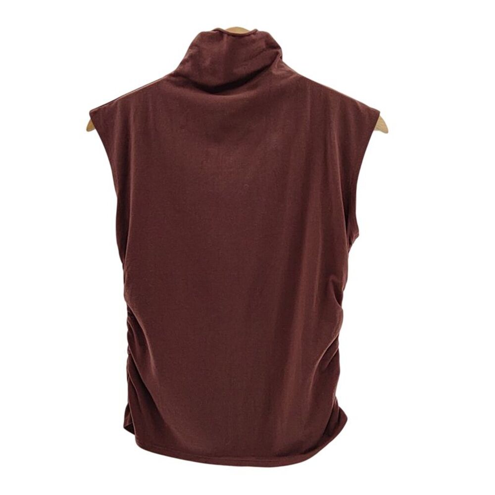 Quince Brown Sleeved Top M